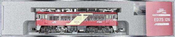 KATO京都駅店特製品 3075-5 ED75形 126号機 JR貨物試験塗装 KKB00336 Nゲージ 鉄道模型