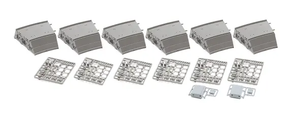 ワイドカーブレール用複線築堤C317・280-15-EM（6個セット） 2027年2月