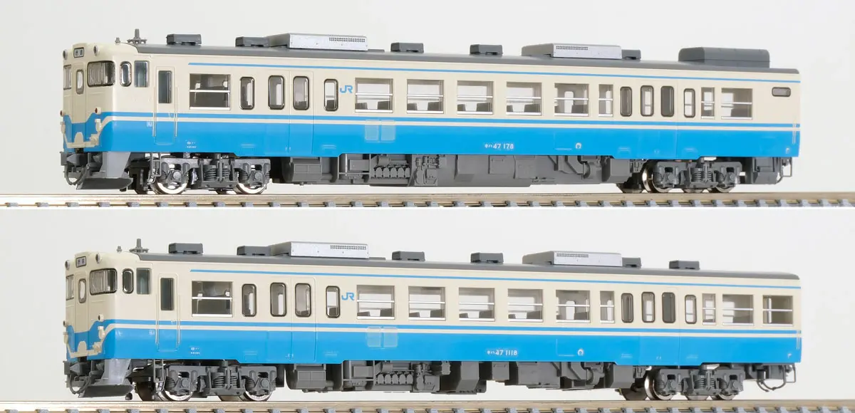 鉄道模型 JR キハ47-0形ディーゼルカー（JR四国色）セット 2027年2月発売予定