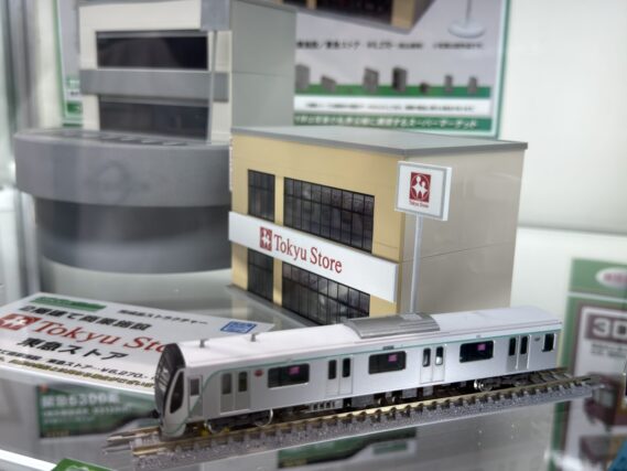 GREENMAX 2717 2階建て商業施設/東急ストア 鉄道模型