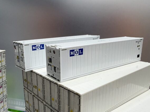 フジミ模型 1/150 40ft High Cube リーファーコンテナタイプ MOL(Bタイプ) Nゲージ 鉄道模型