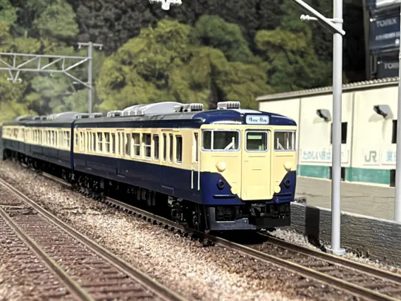 国鉄 113系1000番代（横須賀・総武快速線・幕張電車区）が入線しました
