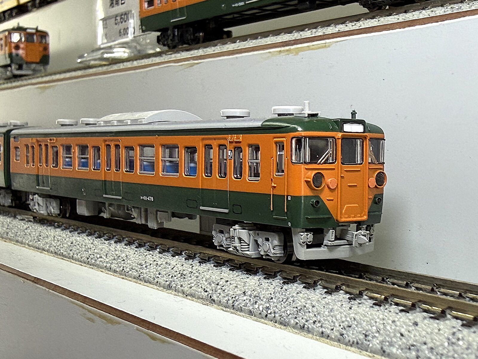 103系 エメラルドグリーン 中間車3両セット 品番：10-1744E 鉄道模型