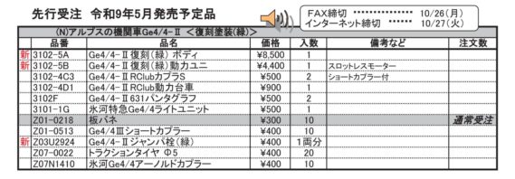 アルプスの機関車Ge4/4-Ⅱ <復刻塗装(緑)>